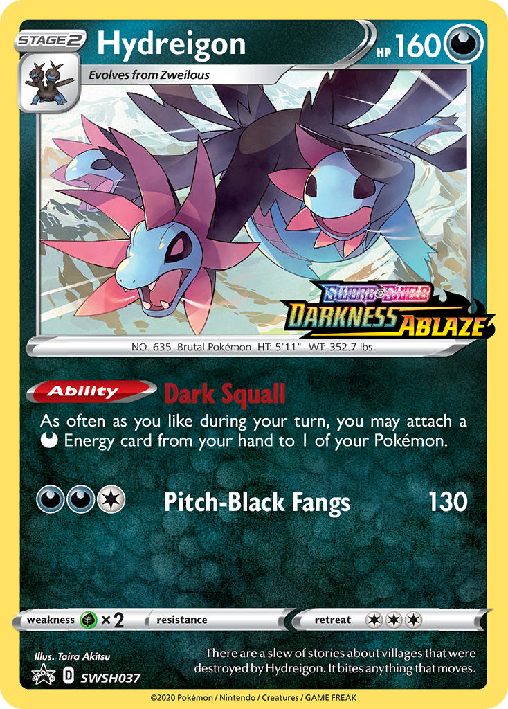 Hydreigon (SWSH037) - SWSH Black Star Promos Pokémon Card