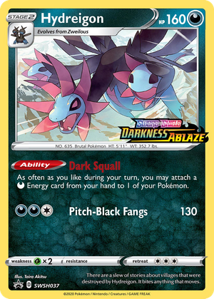 Hydreigon (SWSH037) - SWSH Black Star Promos