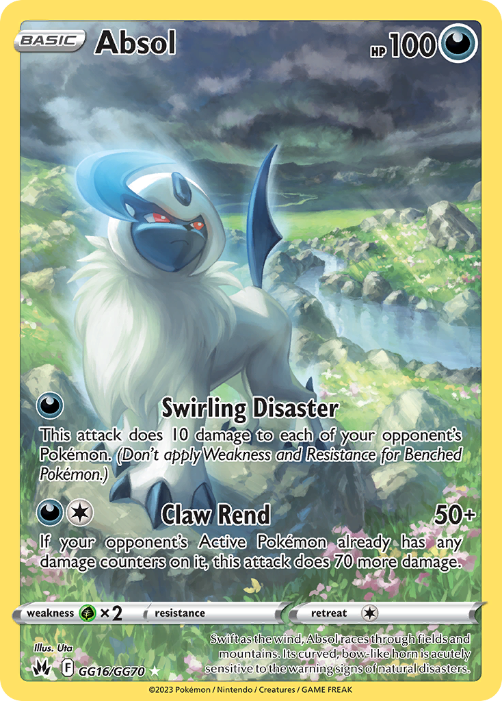 Absol (GG16) - Crown Zenith Galarian Gallery Pokémon Card