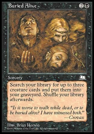 Buried Alive (Weatherlight) Trading Card