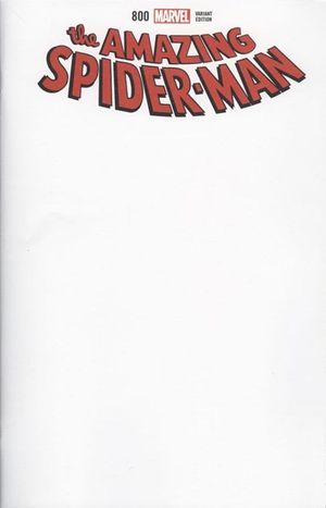 Amazing Spider-man #800 (Blank Variant)