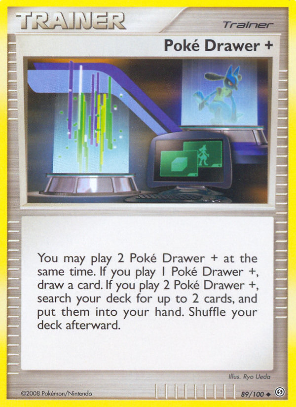 Poké Drawer + (Trainer: Item) (89/100) - Stormfront Pokémon Card