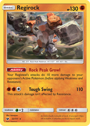 Regirock (53/111) - Crimson Invasion