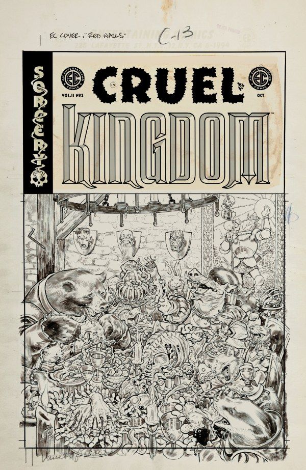 Cruel Kingdom #2 (Cover D 1:20 Tom Fowler Black & White Artist Variant) Comic