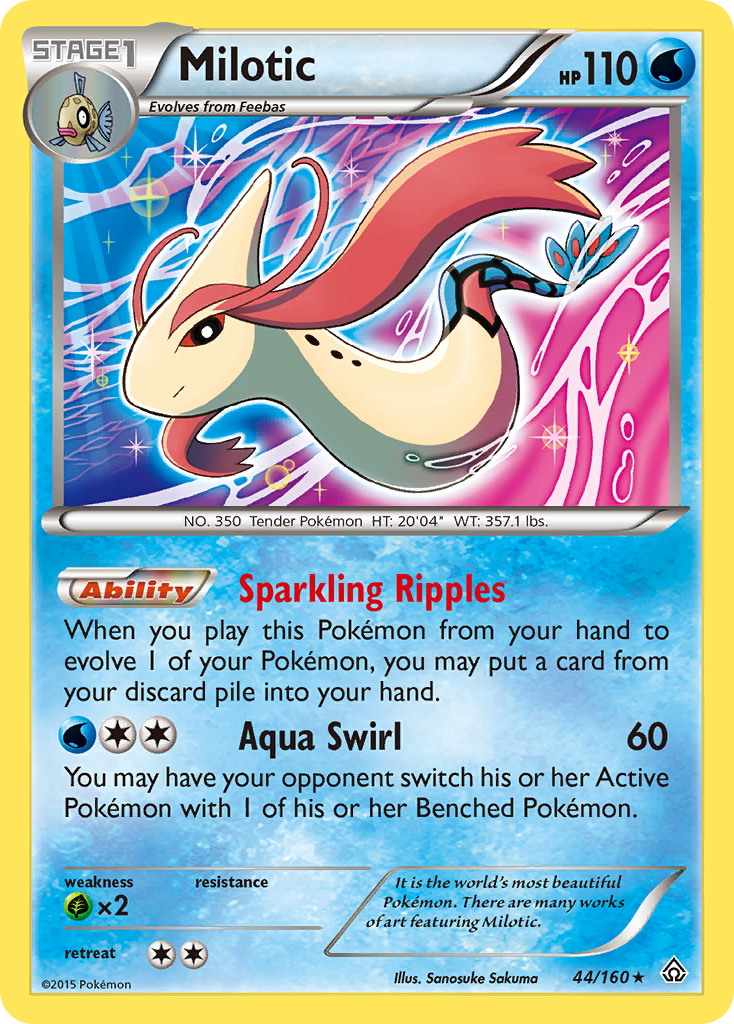 Milotic (44/160) - Primal Clash Pokémon Card