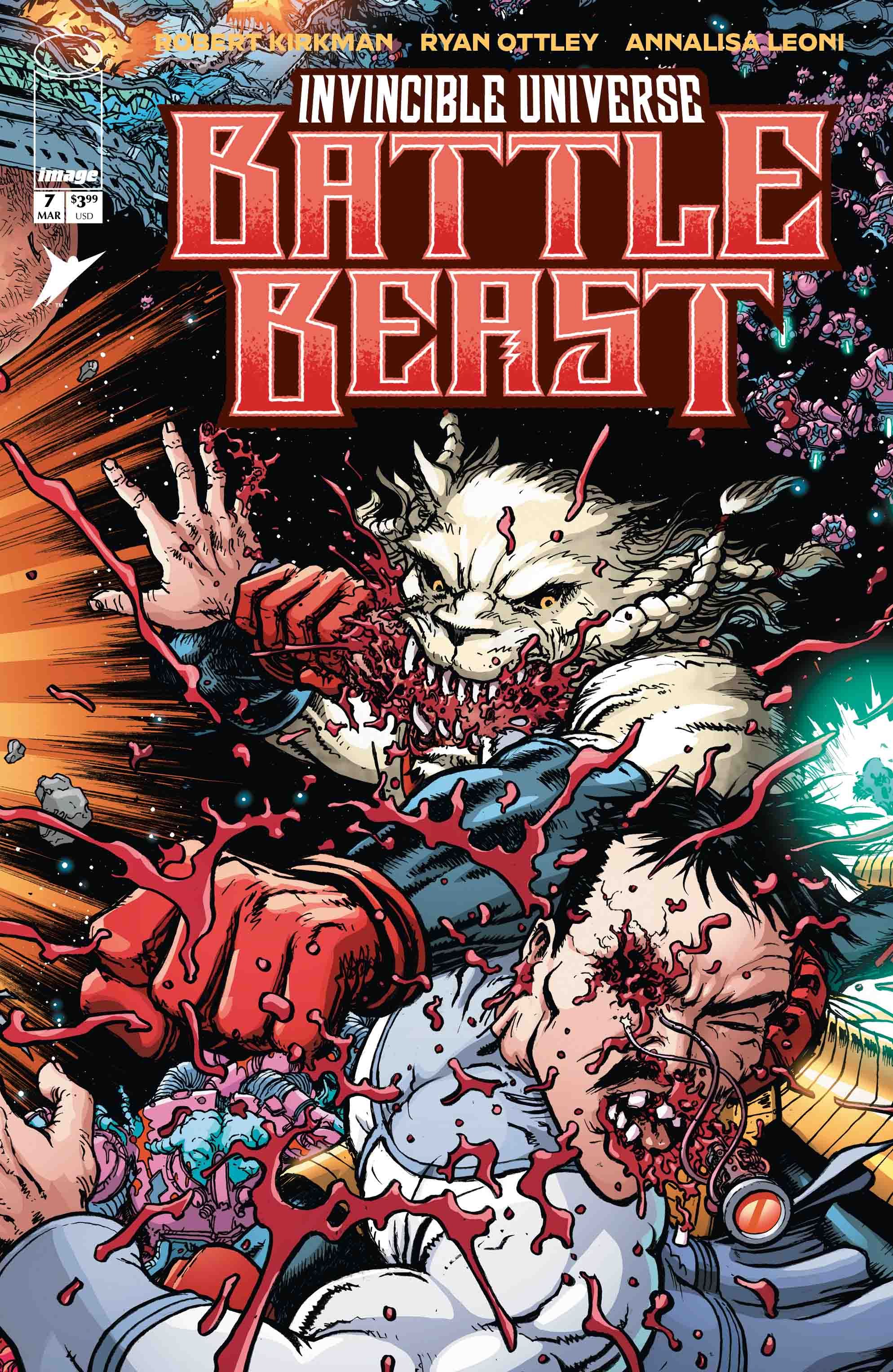 Invincible Universe: Battle Beast #7 (Cvr C Inc 1:10 Chris Burnham & Brian Reber Variant) Comic