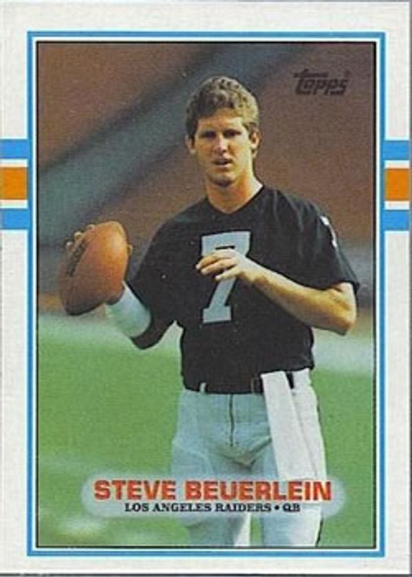 Steve Beuerlein 1989 Topps #270