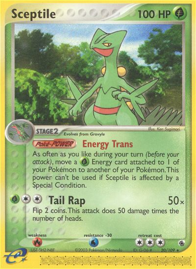 Sceptile (20/109) - Ruby & Sapphire Pokémon Card