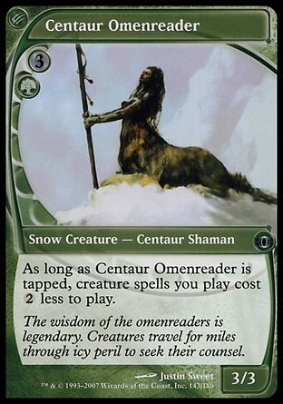 Centaur Omenreader (Future Sight) Trading Card