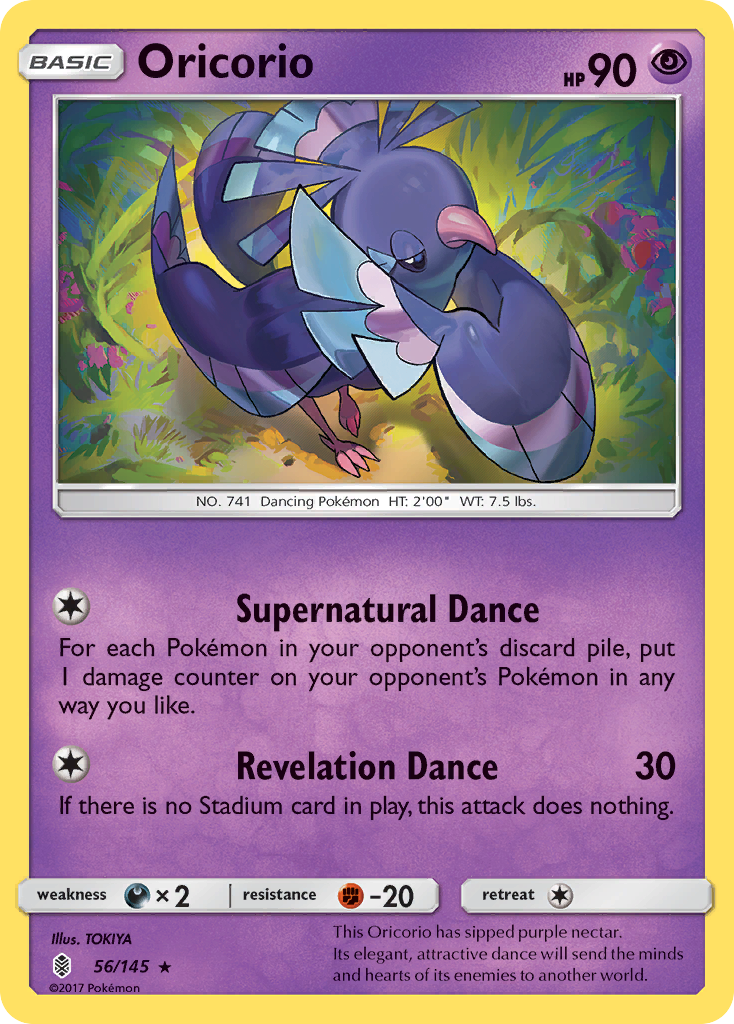 Oricorio (56/145) - Guardians Rising Pokémon Card