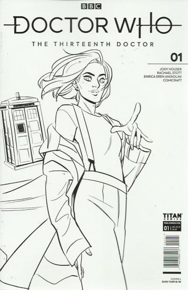 Doctor Who: The Thirteenth Doctor #1 (Cover L Tarr B&W)