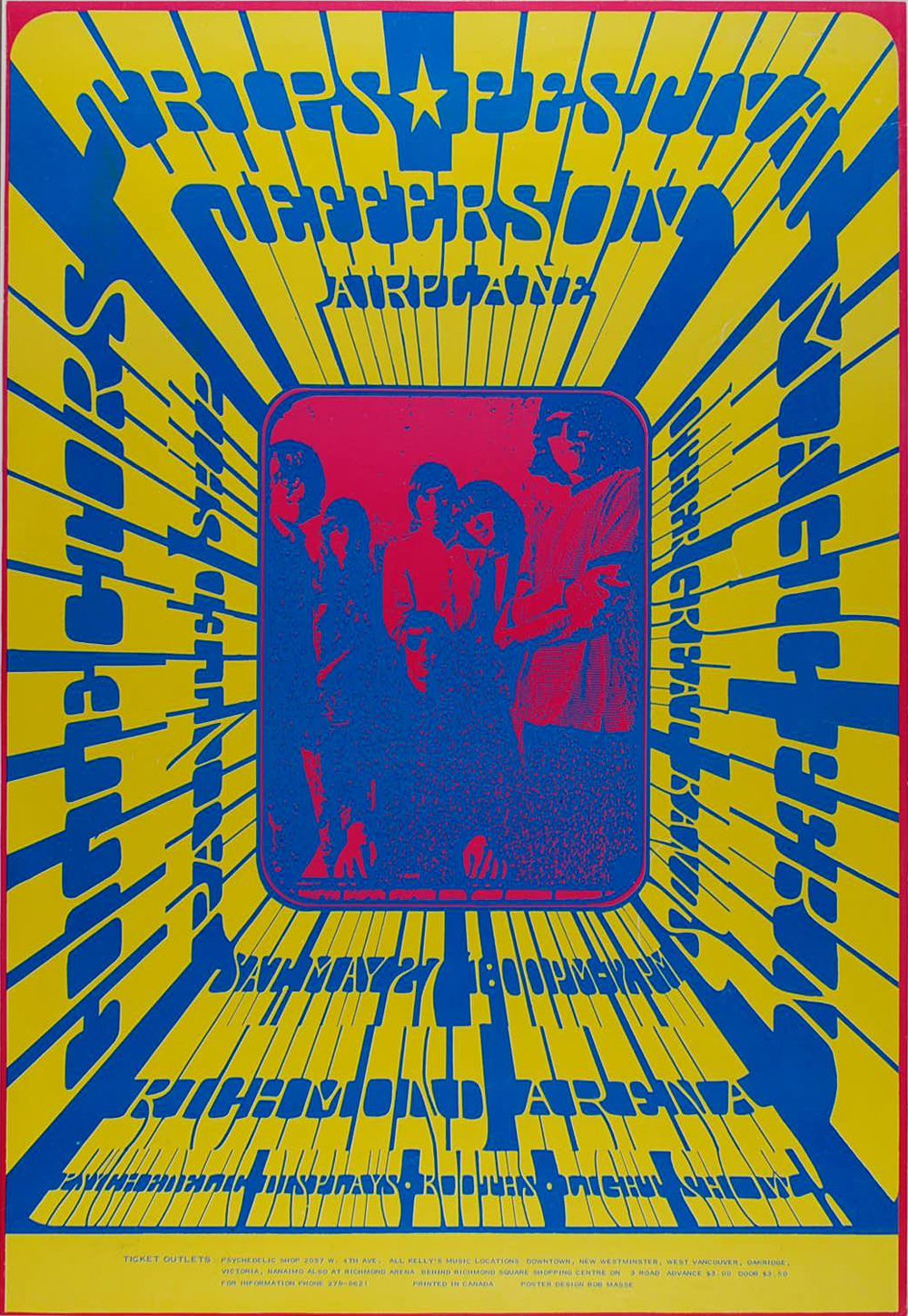 Vancouver Trips Festival 1967 Concert Poster