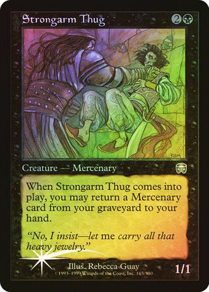 Strongarm Thug (Mercadian Masques - Foil)