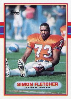 Simon Fletcher 1989 Topps #249 Sports Card