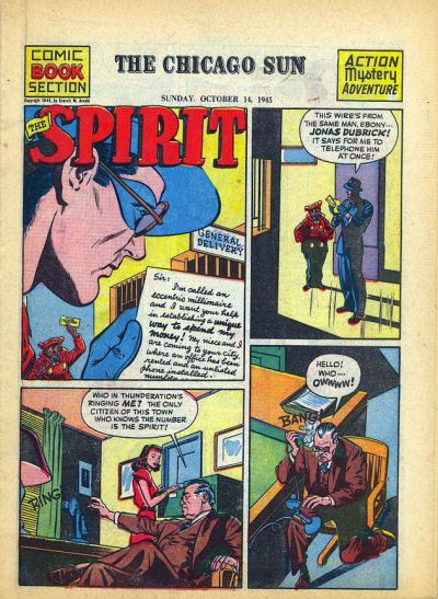 Spirit Section #10/14/1945 Comic
