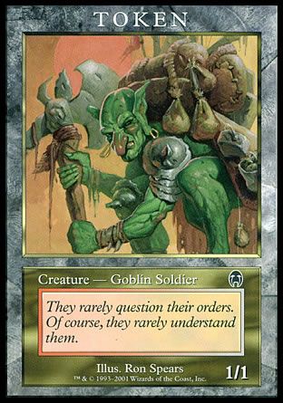 Goblin Soldier (Player Rewards Tokens) Trading Card