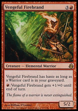 Vengeful Firebrand (Morningtide) Trading Card