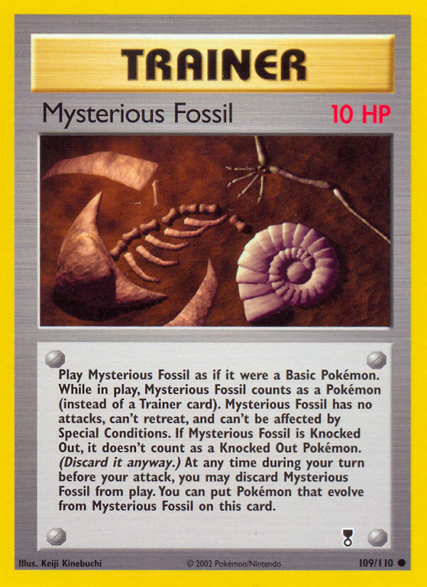 Mysterious Fossil (109/110) - Legendary Collection Pokémon Card