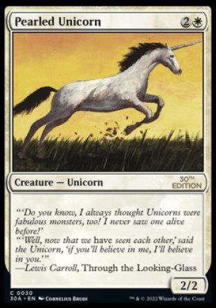 Pearled Unicorn (Magic 30th Anniversary Edition) Trading Card
