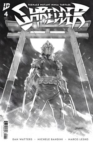 Teenage Mutant Ninja Turtles: Shredder #4 (Variant RI 1:10 Bandini B&W)