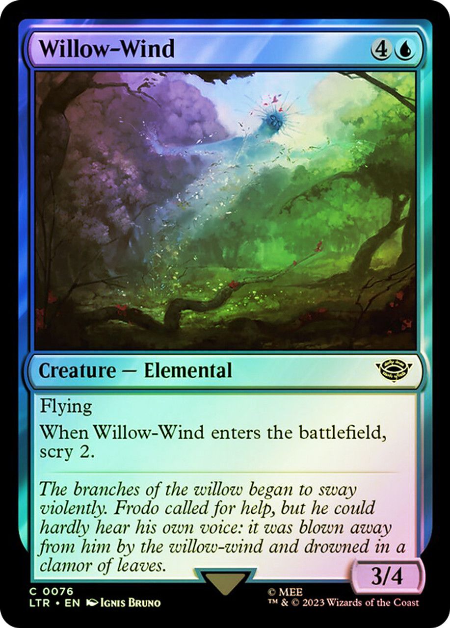 Willow-Wind (The Lord of the Rings - Foil) Trading Card