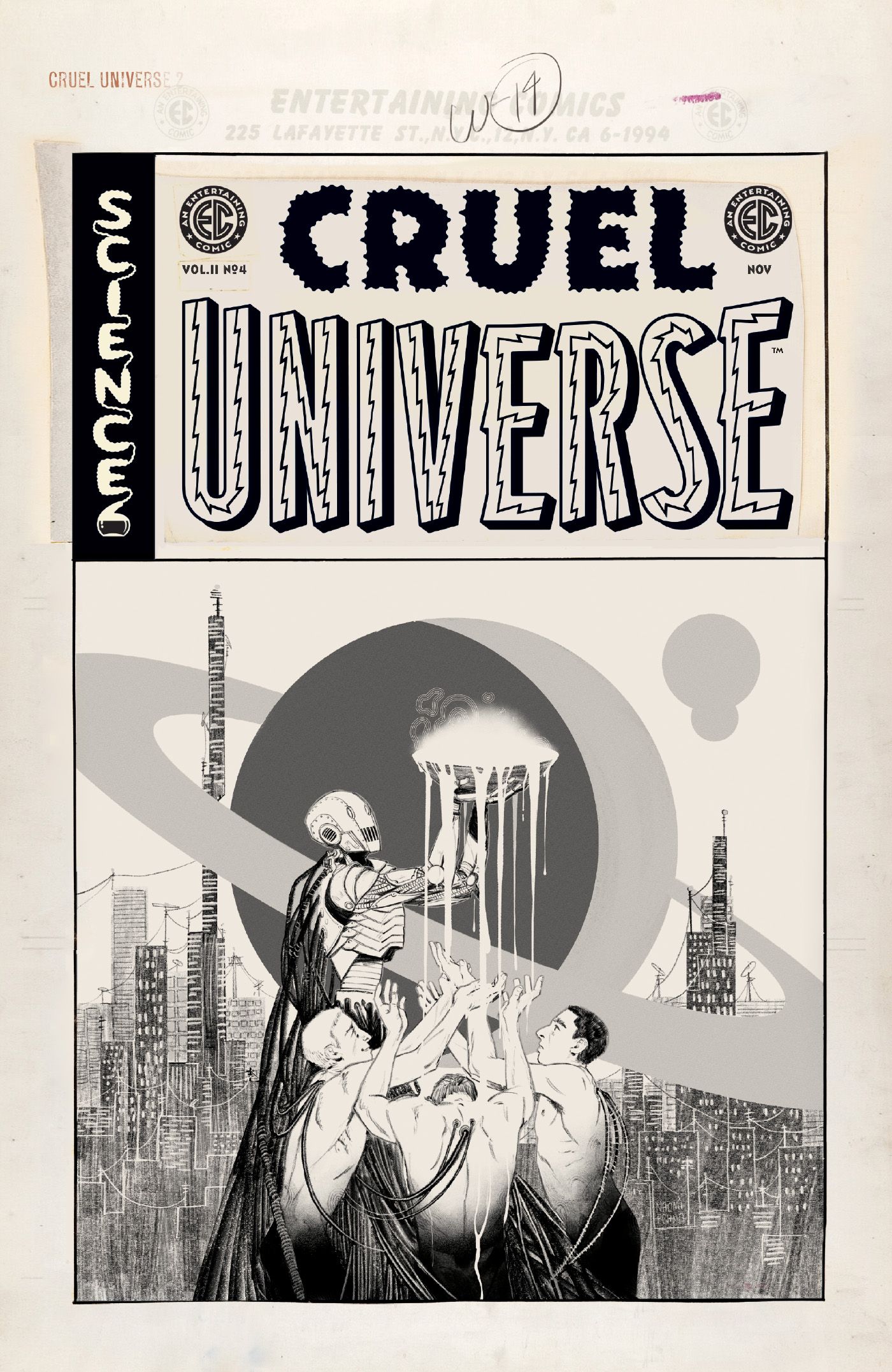 Cruel Universe 2 #4 (Cvr D Inc 1:20 Naomi Franq B&W Artist Edition Variant) Comic
