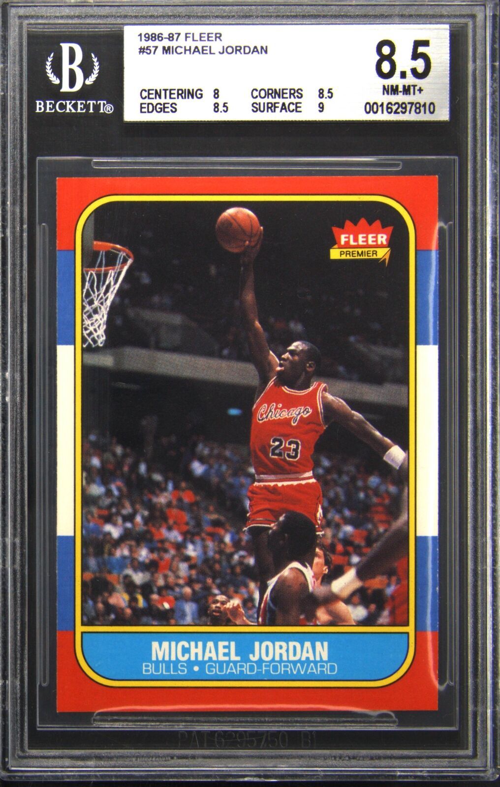 Michael Jordan 1986 Fleer #57
