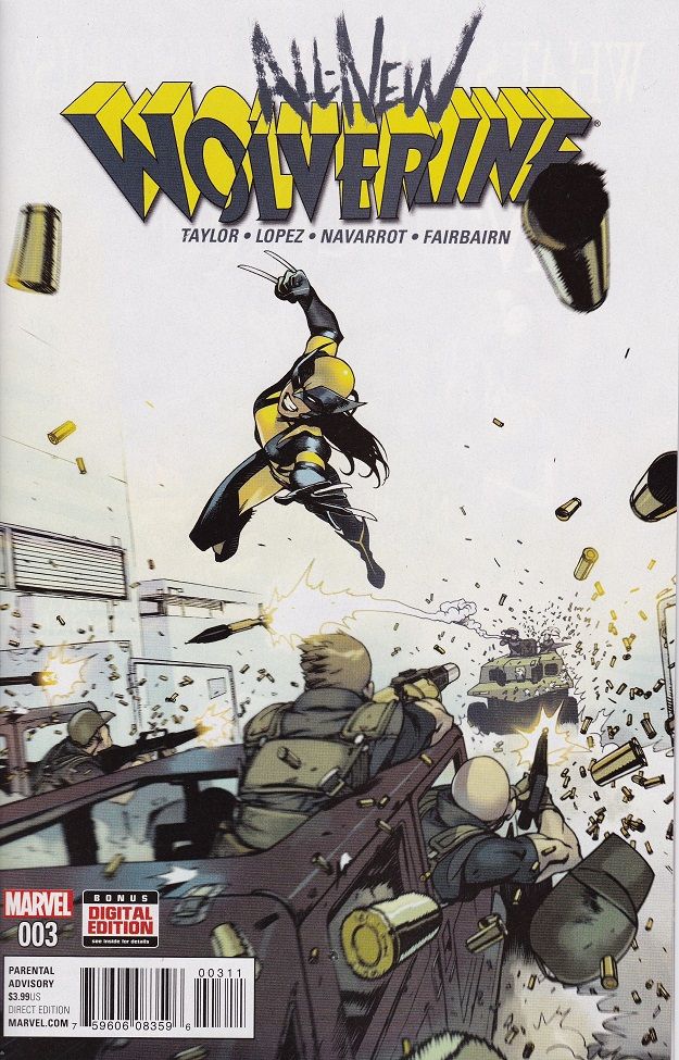 All New Wolverine #3 Comic