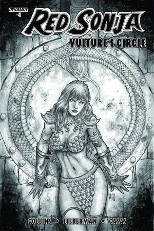 Red Sonja Vultures Circle #4 (20 Copy Geovani B&amp;w Cover)
