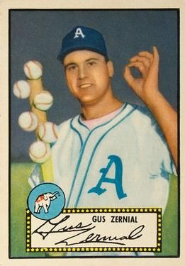 Gus Zernial 1952 Topps #31 Sports Card