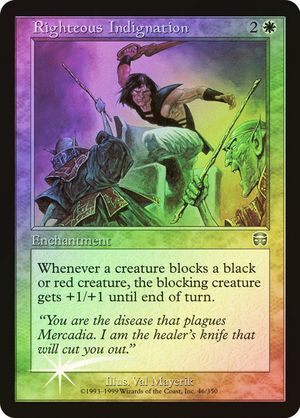 Righteous Indignation (Mercadian Masques - Foil)