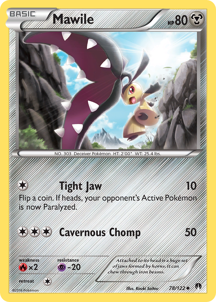 Mawile (78/122) - BREAKpoint Pokémon Card