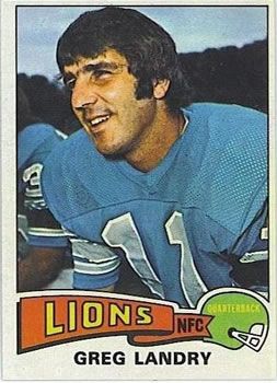 Greg Landry 1975 Topps #15 Sports Card