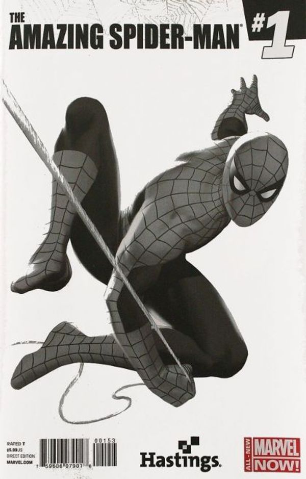 Amazing Spider-man #1 (Steve Epting Hastings Exclusive Black & White Variant Cover)