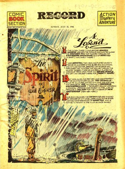 Spirit Section #7/21/1946 Comic