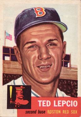 Ted Lepcio 1953 Topps #18 Sports Card