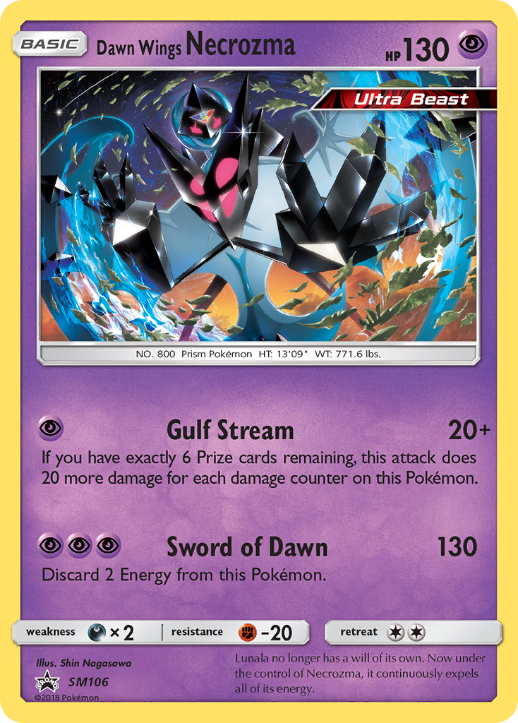 Dawn Wings Necrozma (SM106) - SM Black Star Promos Pokémon Card