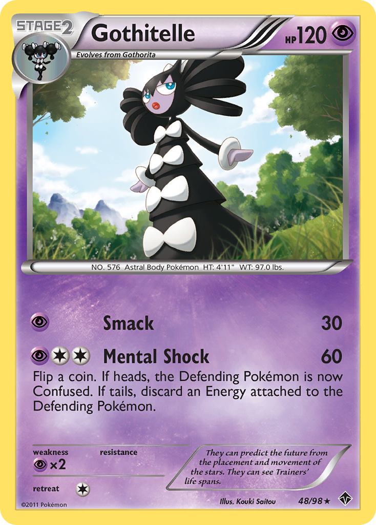 Gothitelle (48/98) - Emerging Powers Pokémon Card