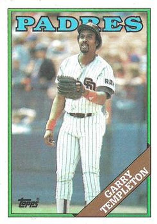 Garry Templeton - 1988 Topps #640 - San Diego Padres Baseball Card