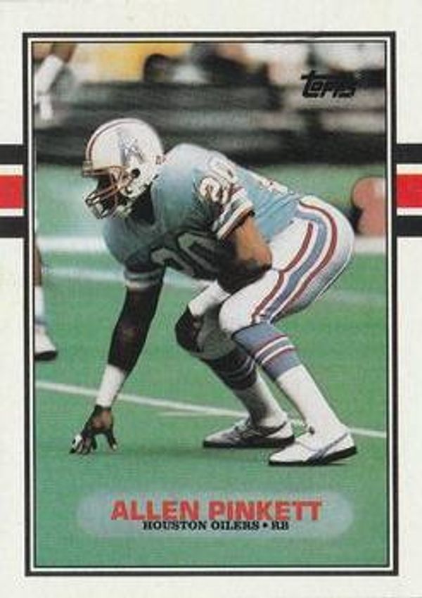 Allen Pinkett 1989 Topps #105