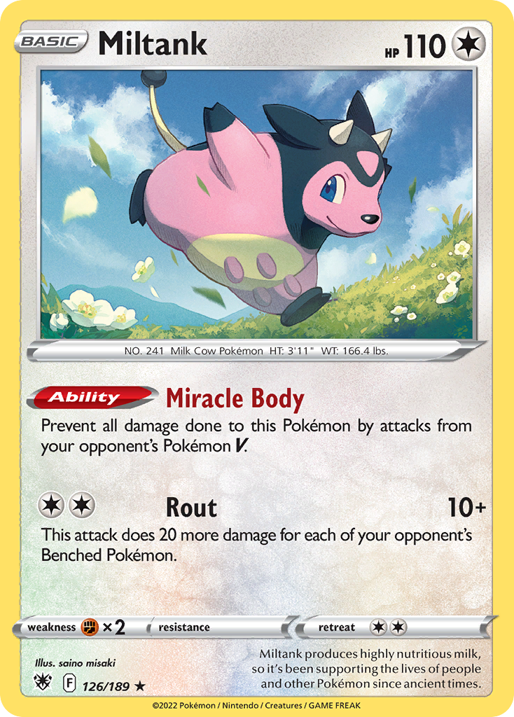 Miltank (126/189) - Astral Radiance Pokémon Card