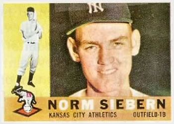Norm Siebern 1960 Topps #11 Sports Card