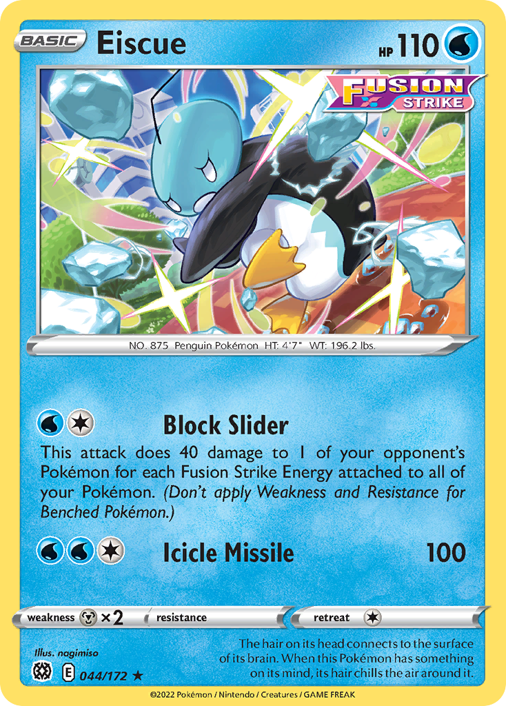 Eiscue (44/172) - Brilliant Stars Pokémon Card