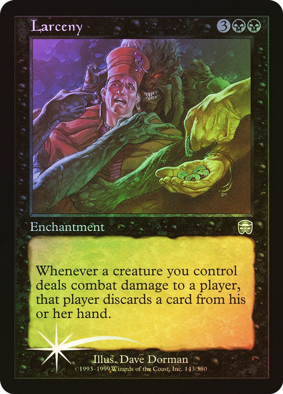 Larceny (Mercadian Masques - Foil) Trading Card