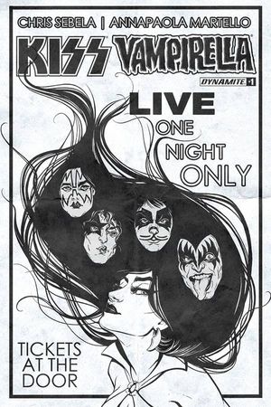 Kiss/Vampirella #1 (Cover G 20 Copy Idhe B&w Cover)