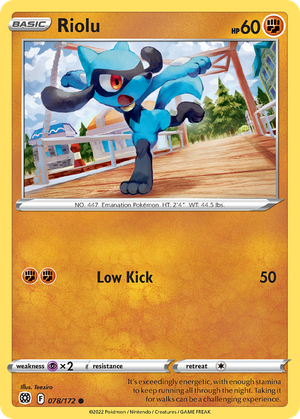 Riolu (78/172) - Brilliant Stars