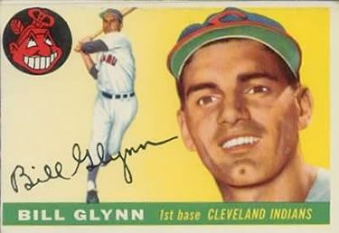 Bill Glynn 1955 Topps #39 Sports Card