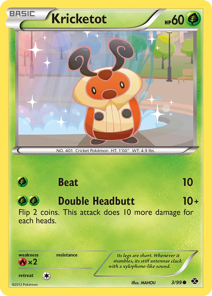 Kricketot (3/99) - Next Destinies Pokémon Card