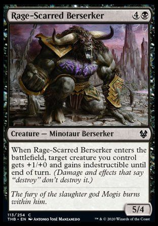 Rage-Scarred Berserker (Theros Beyond Death) Trading Card