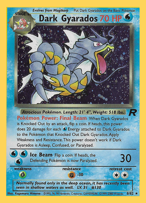 Dark Gyarados (8/82) - Team Rocket (Unlimited)